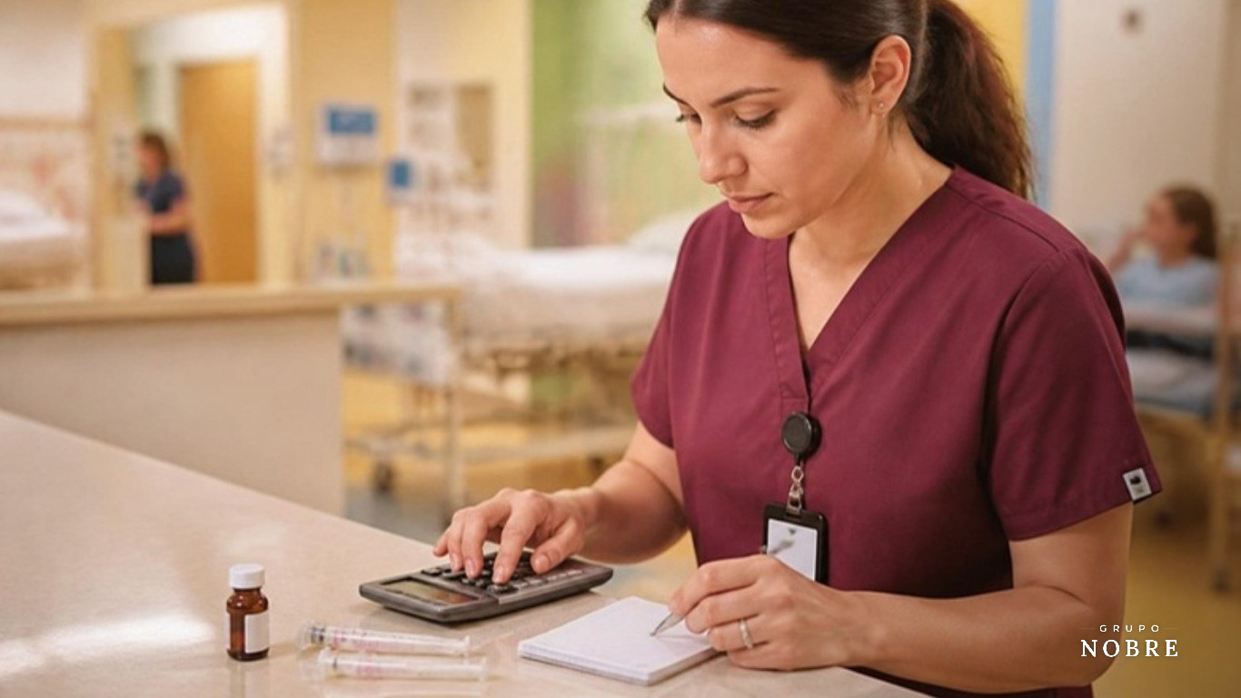 Cálculo de medicação em pediatria: regras e segurança