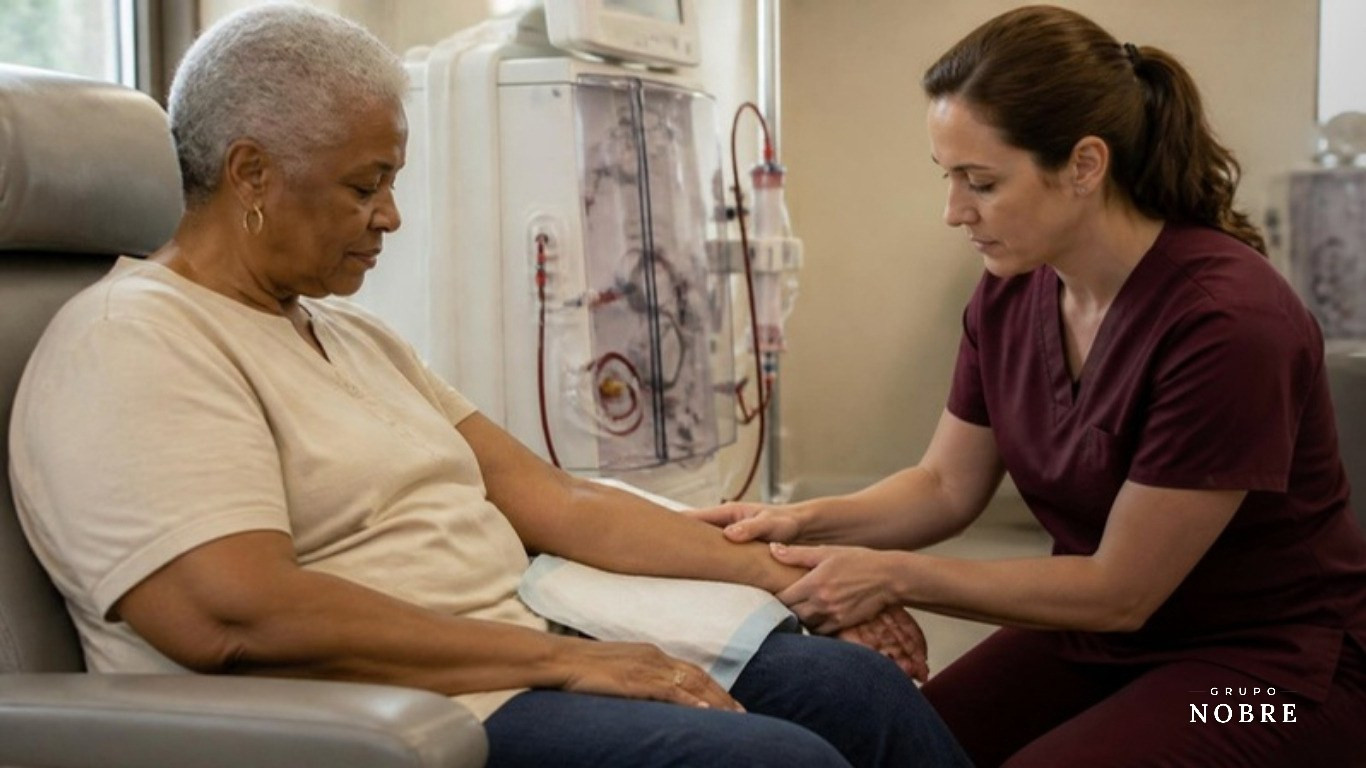 Acesso vascular para hemodiálise: cateter, permcath e FAV